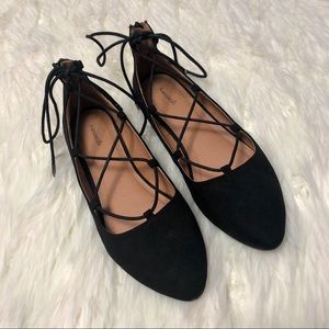 Francesca’s lace up flats